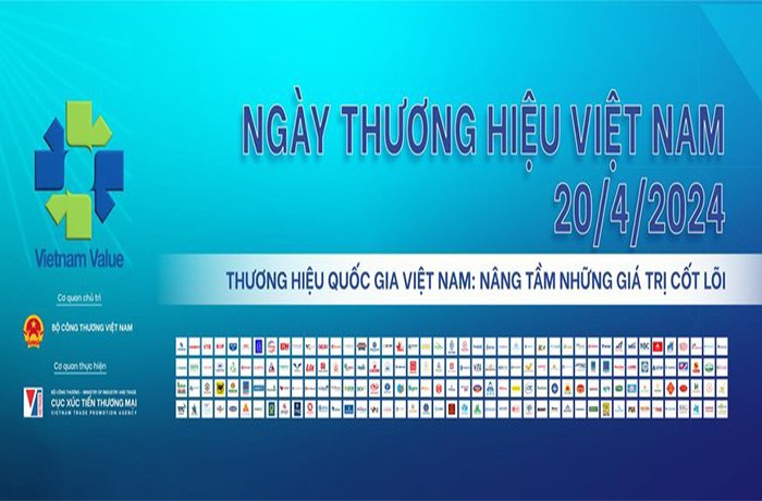 Tuần lễ Thương hiệu quốc gia Việt Nam năm 2024 từ ngày 15 - 21/4/2024