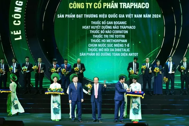 Traphaco - doanh nghiệp 7 lần liên tiếp có sản phẩm đạt Thương hiệu Quốc gia