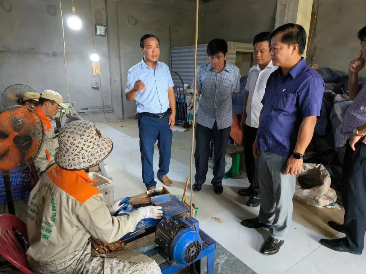 Cơ sở sản xuất sản phẩm đũa gỗ Quảng Thuỷ
