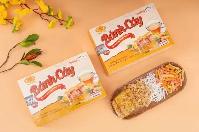 Bánh cáy Thiên Đức - Sản phẩm OCOP 4 sao cấp tỉnh