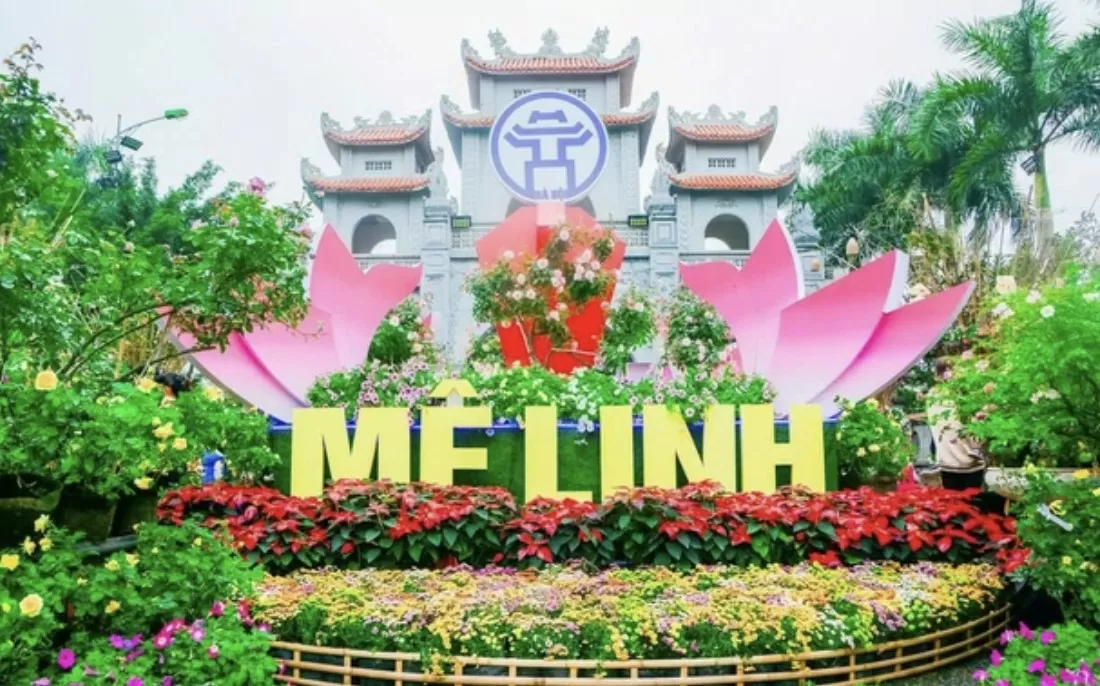 Nhiều sản phẩm OCOP, sản phẩm làng nghề hội tụ tại Festival Hoa Mê Linh 2024