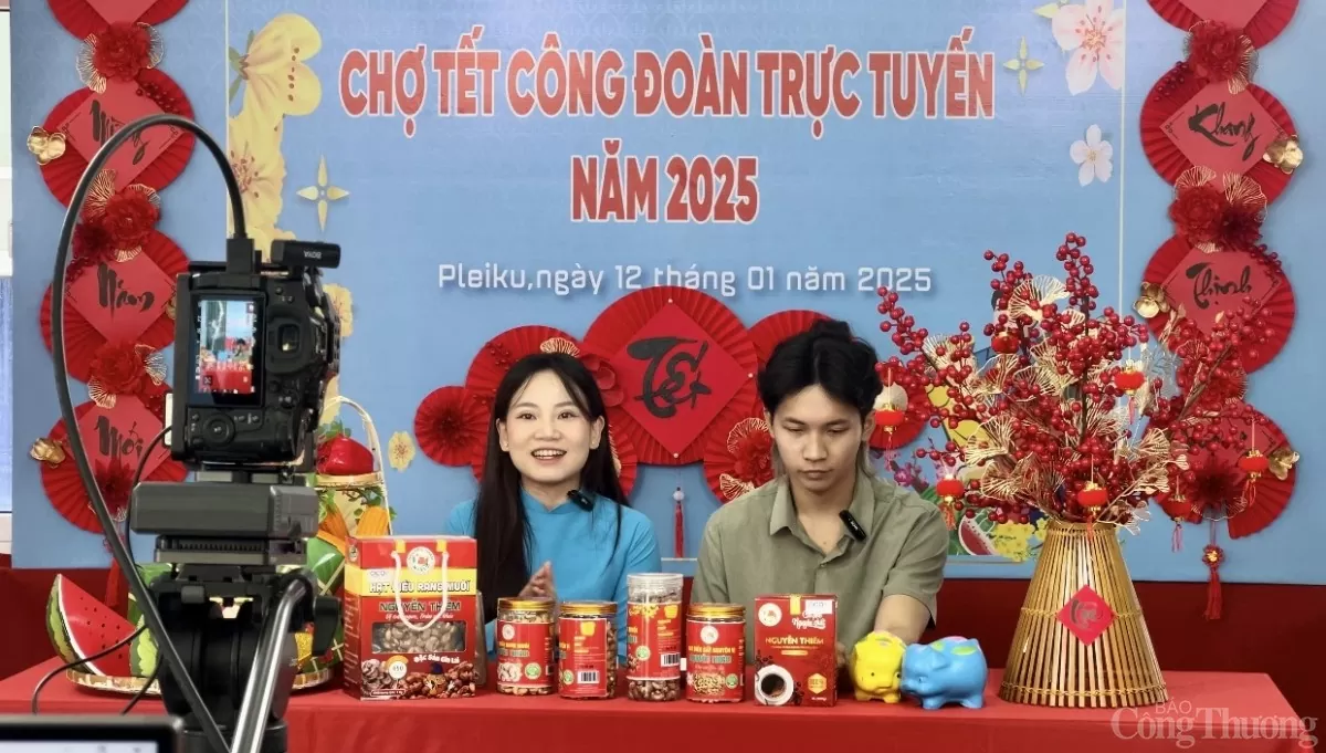 Gia Lai: Đưa chợ Tết lên livestream, sàn thương mại điện tử