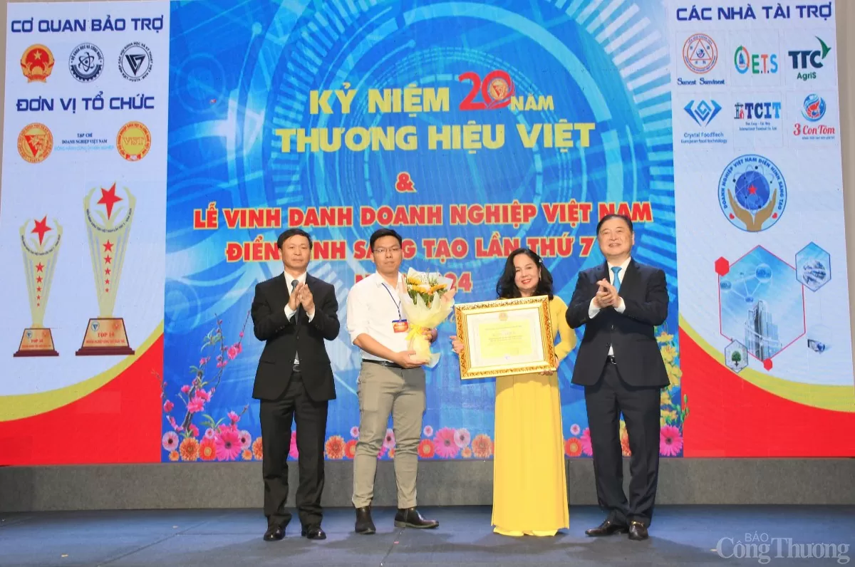 Vinh danh 50 doanh nghiệp Việt điển hình sáng tạo năm 2024