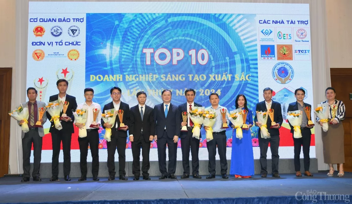 Vinh danh 50 doanh nghiệp Việt điển hình sáng tạo năm 2024